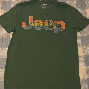 Goodfellow & Co Green Jeep Graphic Tee